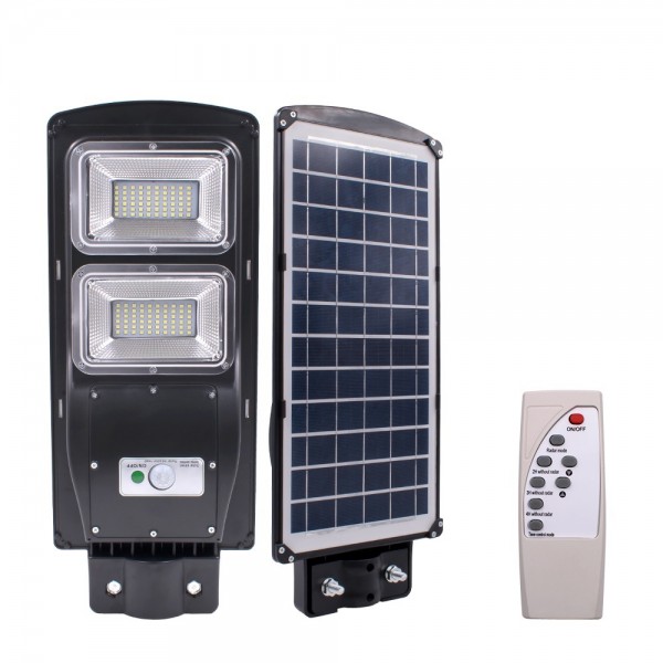 Lampa solara stradala 40 W cu senzor zi/noapte